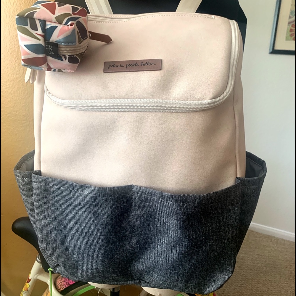BNWT Pink and Denim Petunia Pickle Bottom!